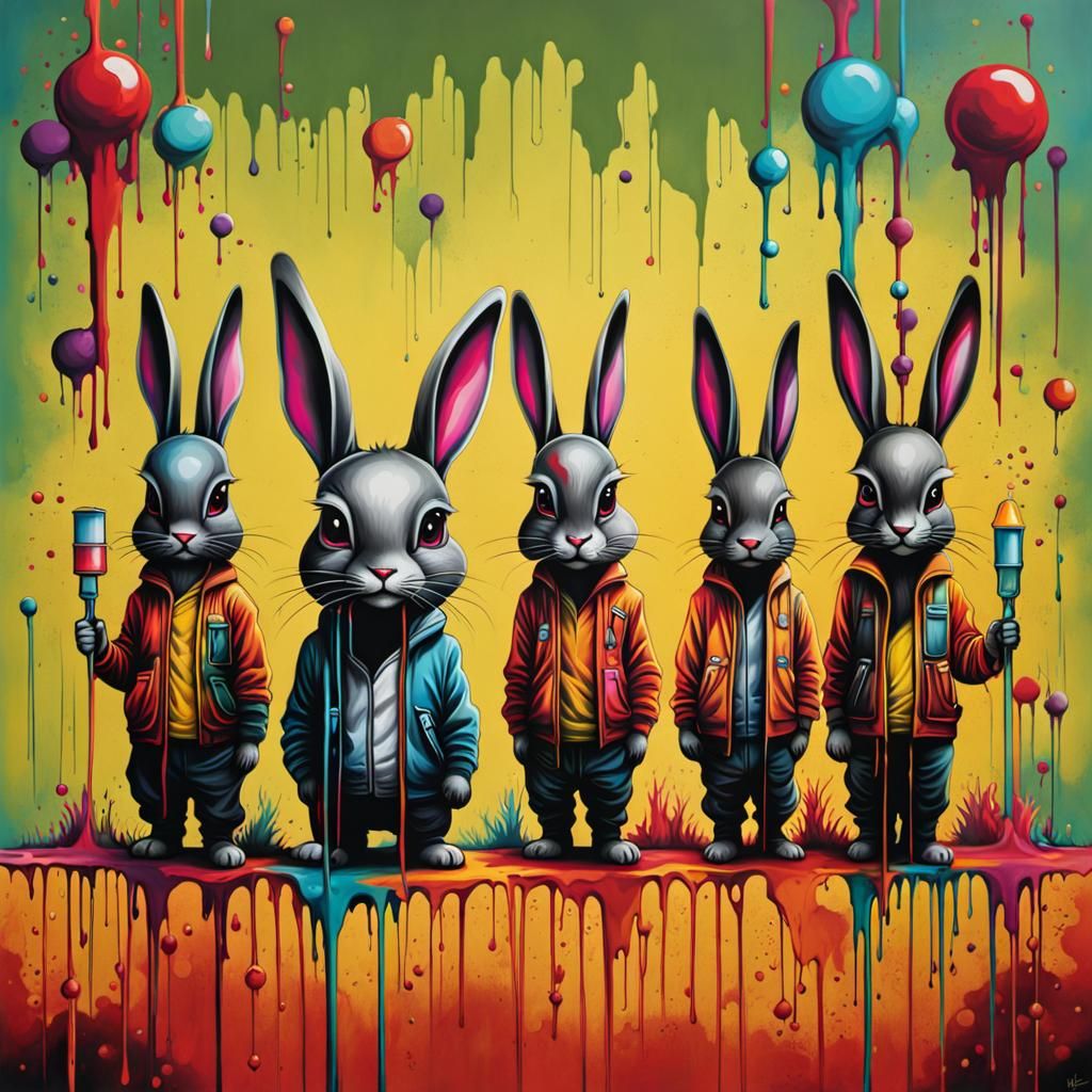 Rabbits in Disguise: Graffiti Art in Street Style