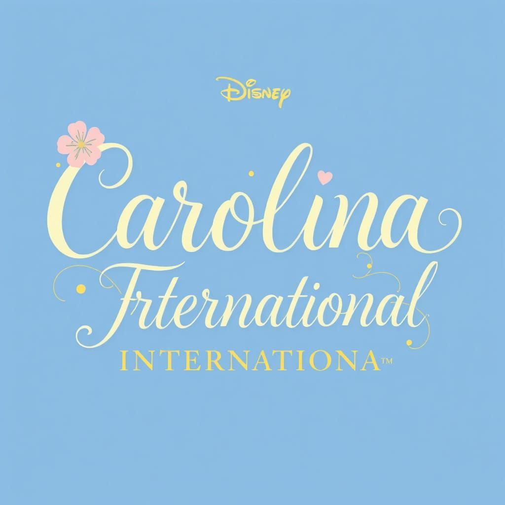 Whimsical Disney-Inspired Illustration of Carolina Fashion I...