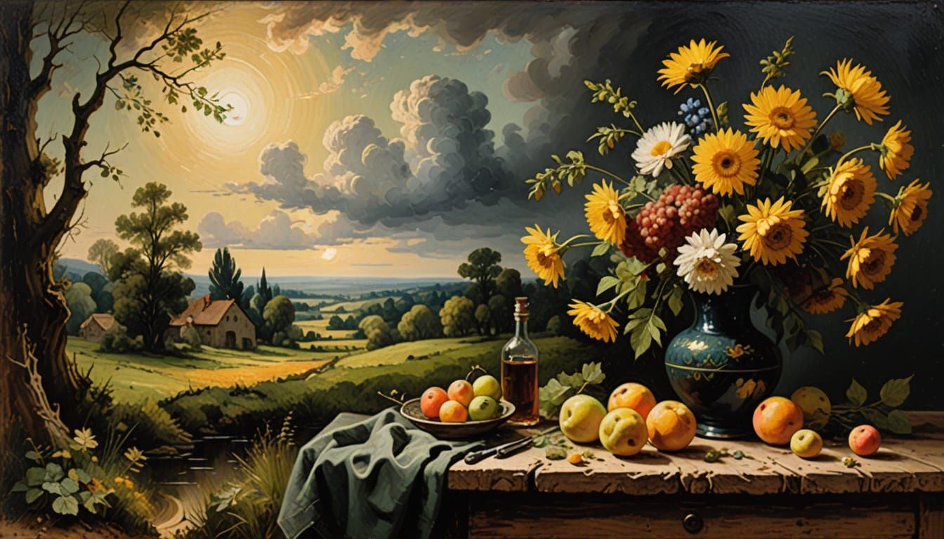 Flowers in the Foreground