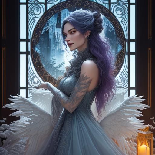 Werewolf in High-Rise Overlooking Enchanted City