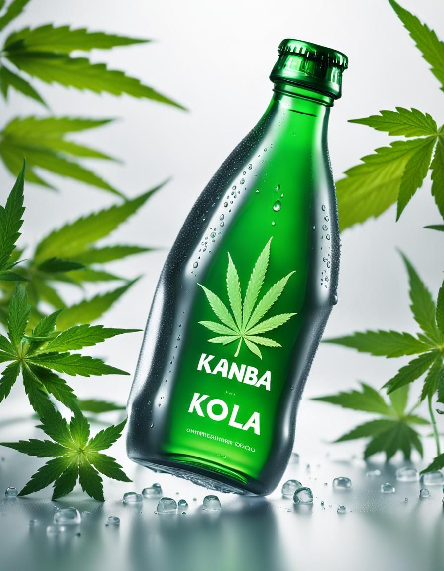 Ice-Cold Kannabis Kola: Hyper-Realistic Product Photography