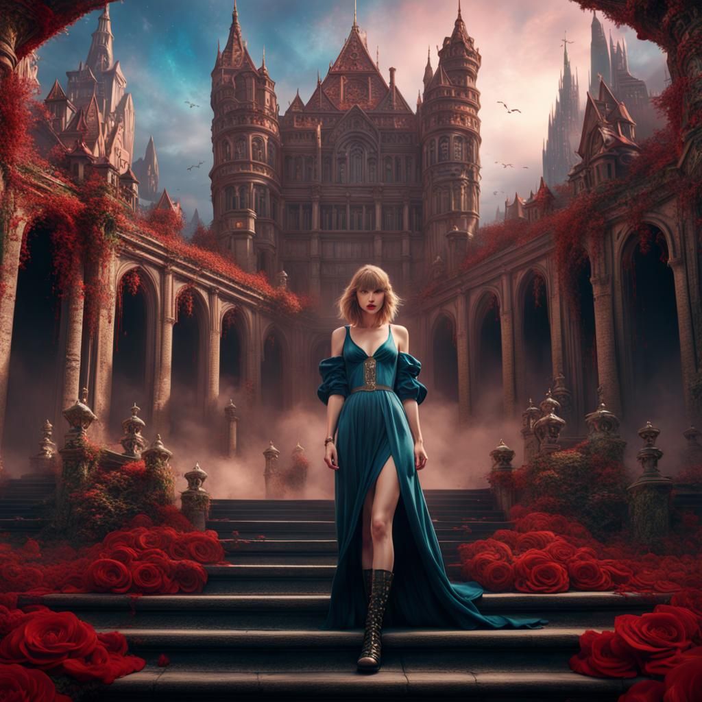 Fantastical Album Cover Art in Deep Color