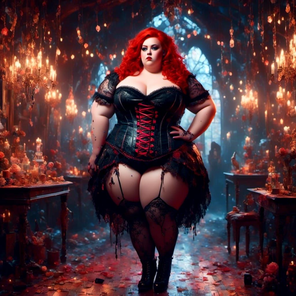 curvy bbw gothic