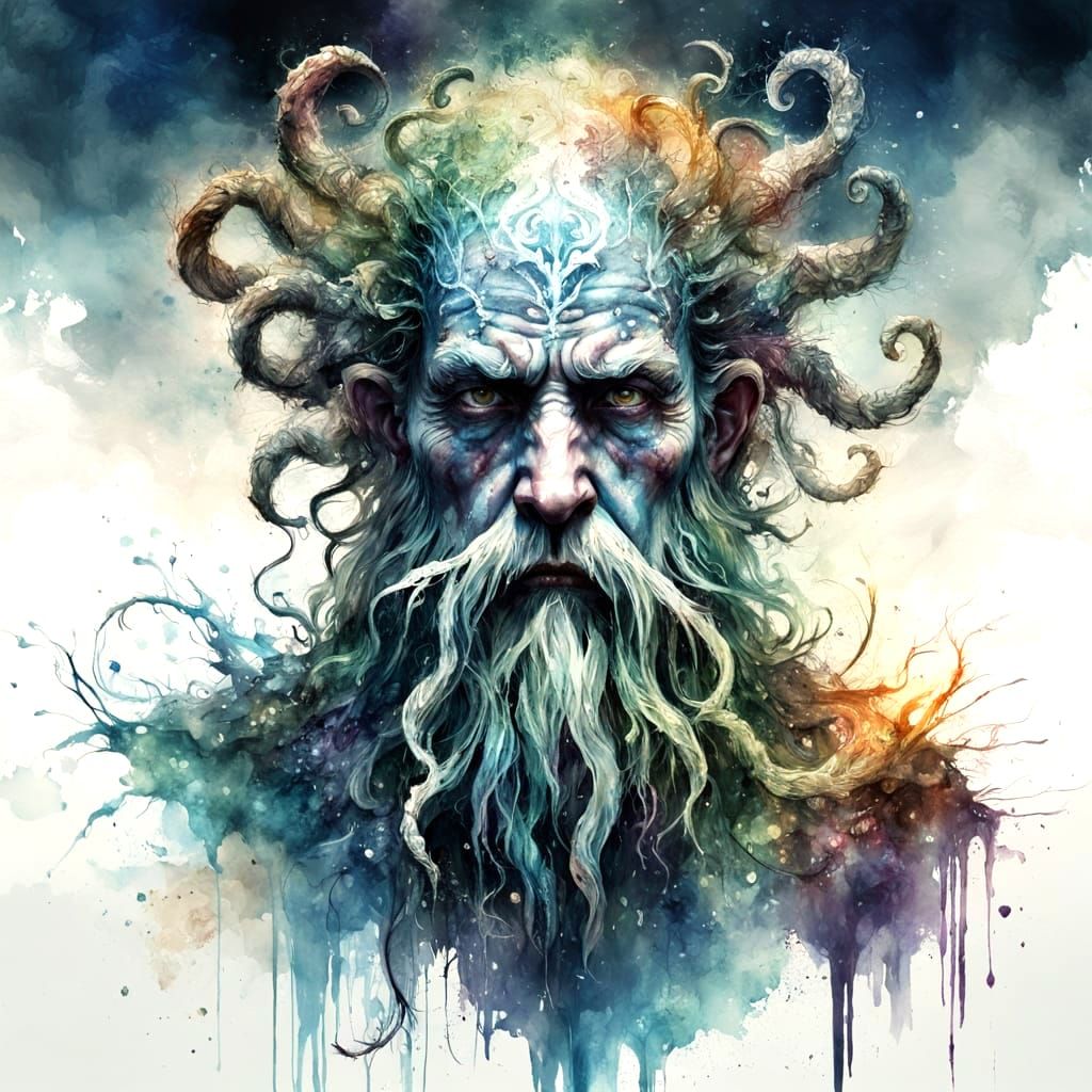 Yog-Sothoth in Watercolour Style