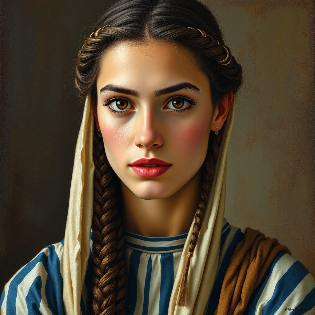 Middle Eastern Woman in the Style of Old Masters