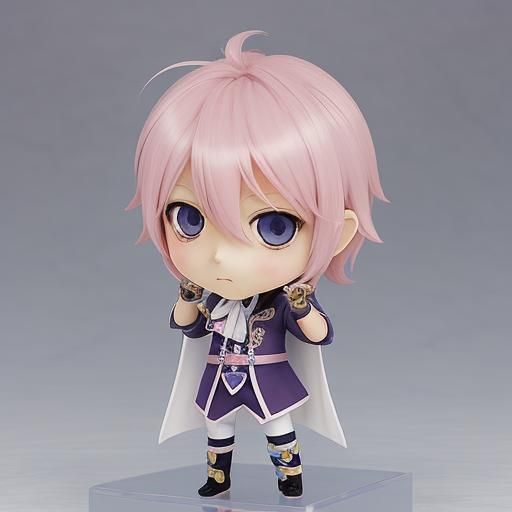 Chibi Character Portrait in Manga Style