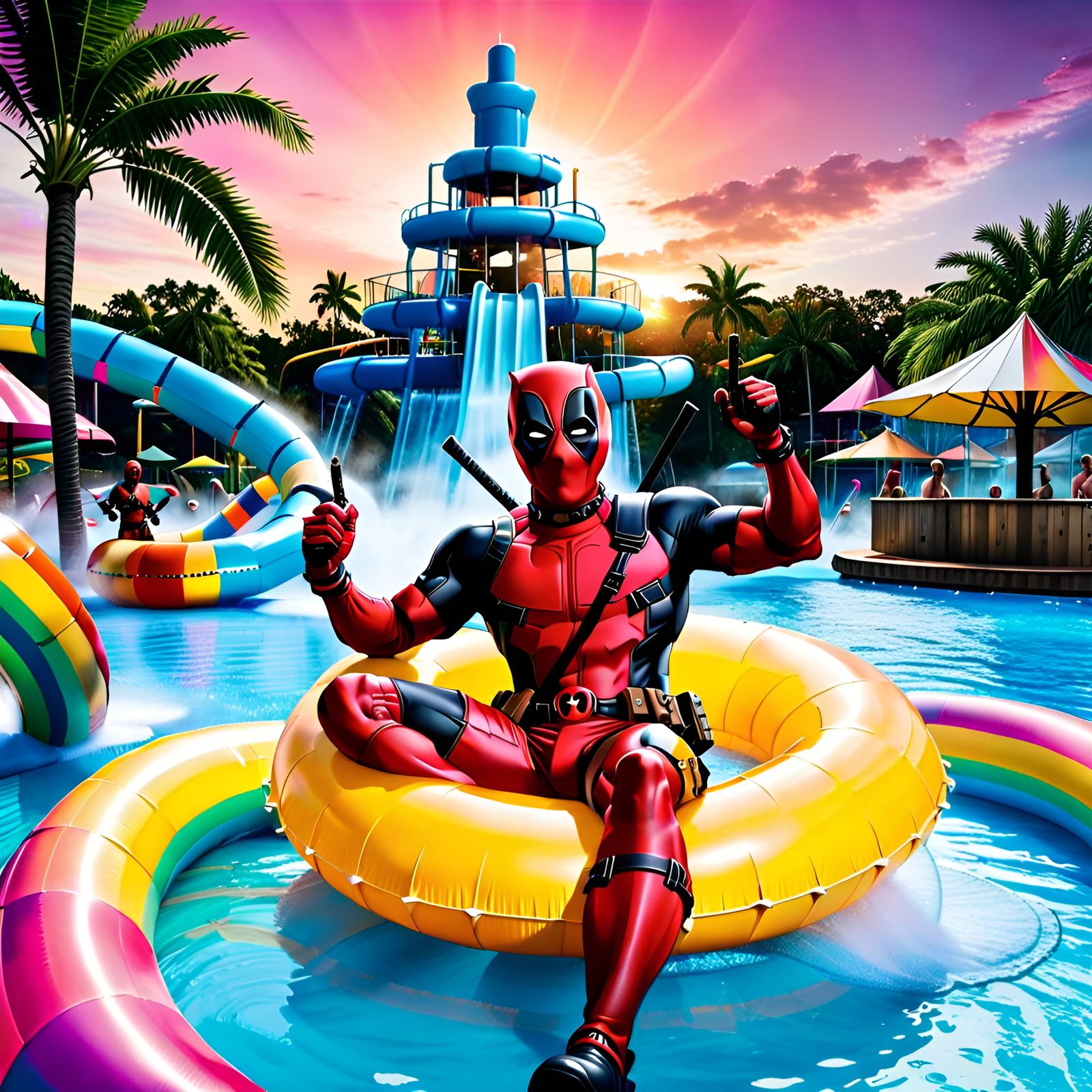 Deadpool at the Dead Pool
