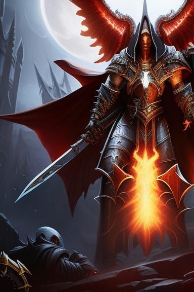 Diablo III Templar Fan Art in 16k Resolution
