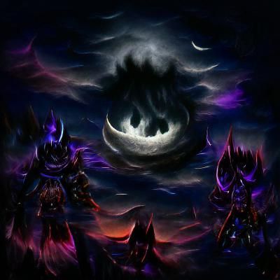 Eternal Night Sky Filled with Stars