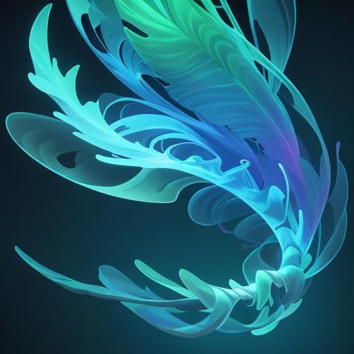 Ethereal DNA Helix in a Radiant Cell Nucleus