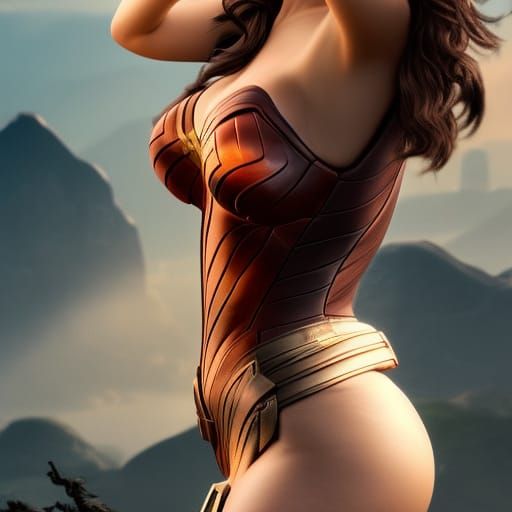 Scarlett Johansson as Wonder Woman