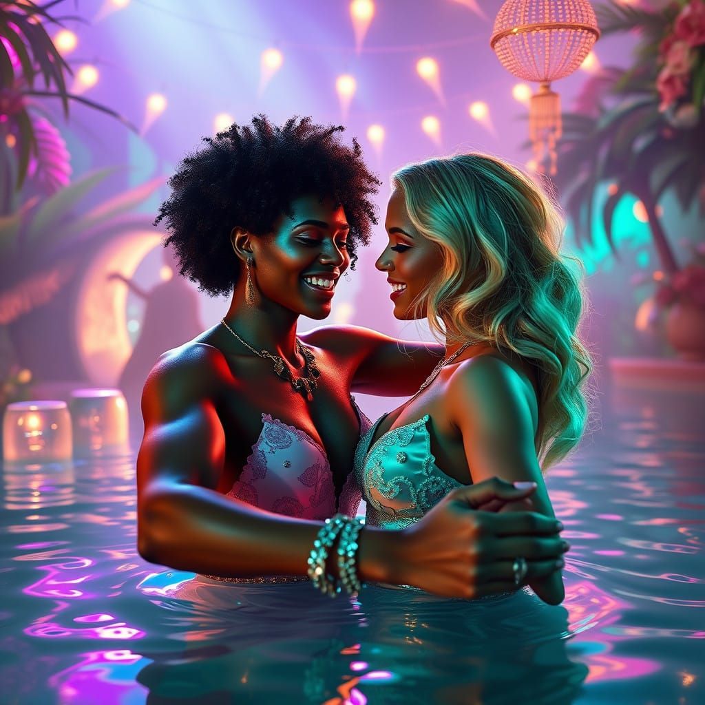 Afro-Brazilian Goddess Sways to Kizomba Rhythm in Enchanted...