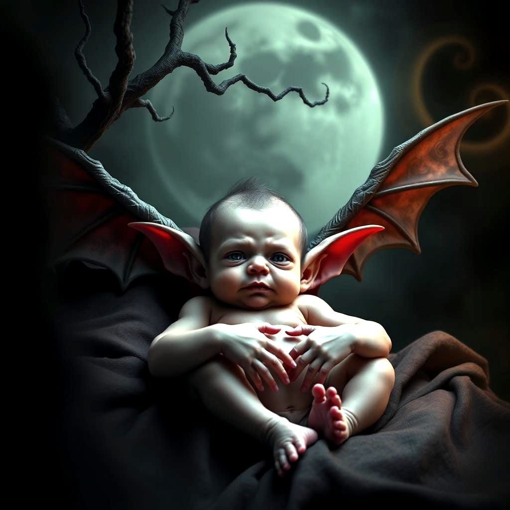 Nightmarish Changeling Baby: An Evil Dream