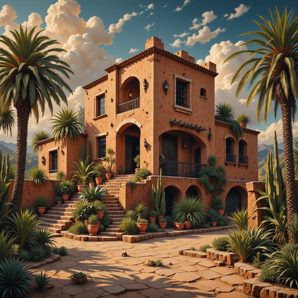 Nostalgic Mexican House with Mayan Influence