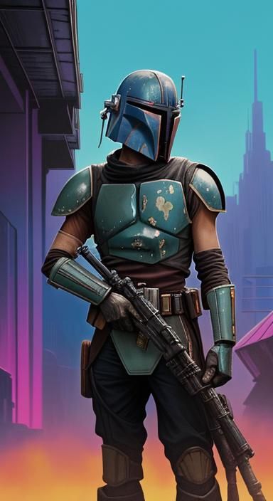 Star Wars 'Seeking Redemption' Poster in 70s Style