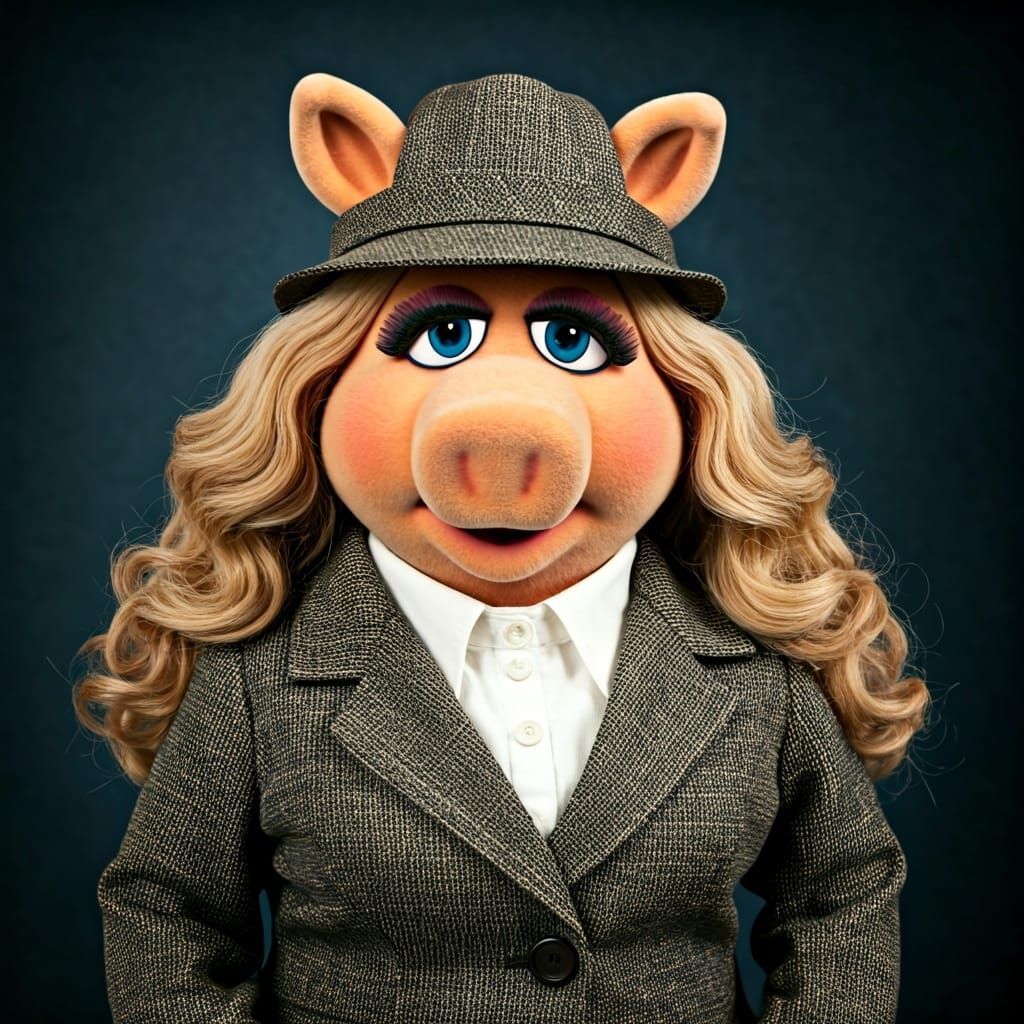 Miss Piggy as a detective