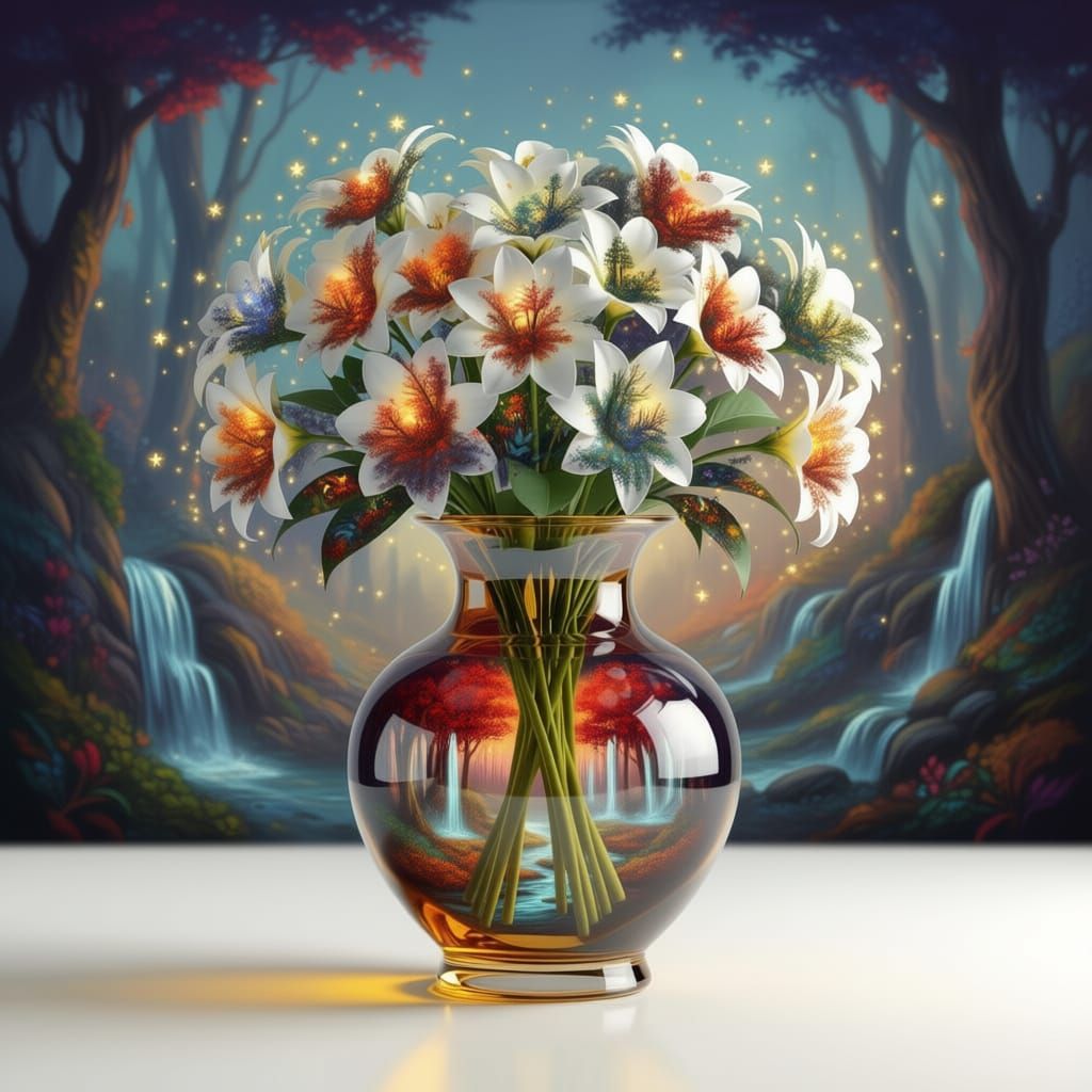 Fantastical Rose Worlds Bloom in Surreal Digital Art