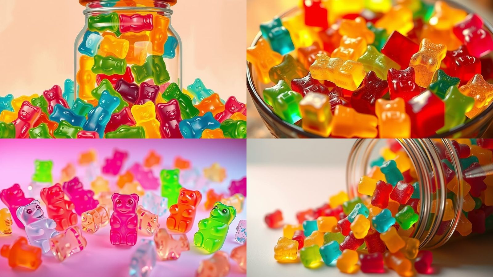 Colorful Gummy Bears