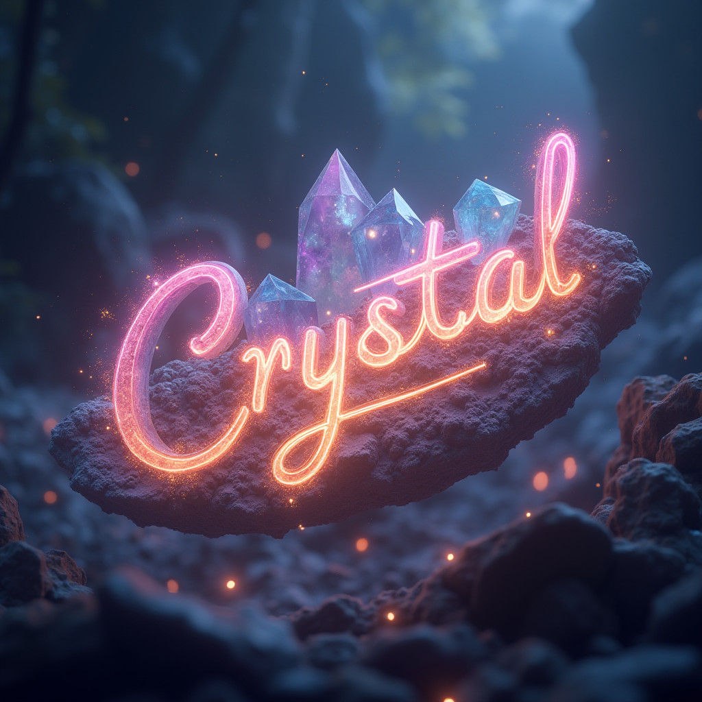 Xtramental Crystal Name in a Mystical Realm