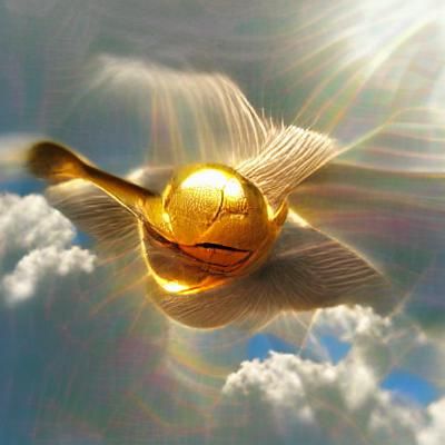 Golden Snitch in Divine Sunshine