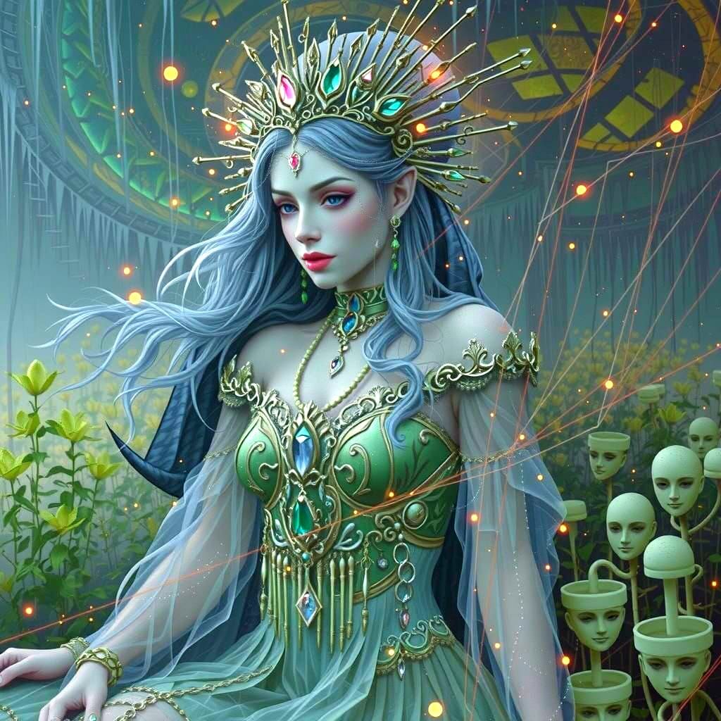 Surreal Water Scene Captured in Abstract Art Style