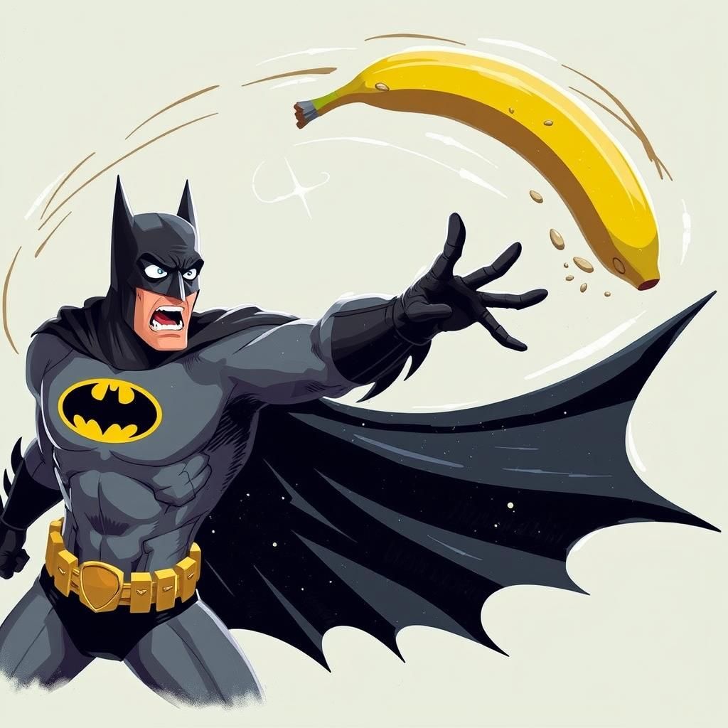 Batman's Banana Batarang: A Humorous Take