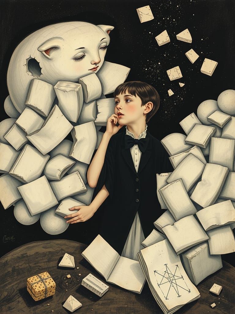 Surreal Dreamscapes in Whimsical Artistic Style