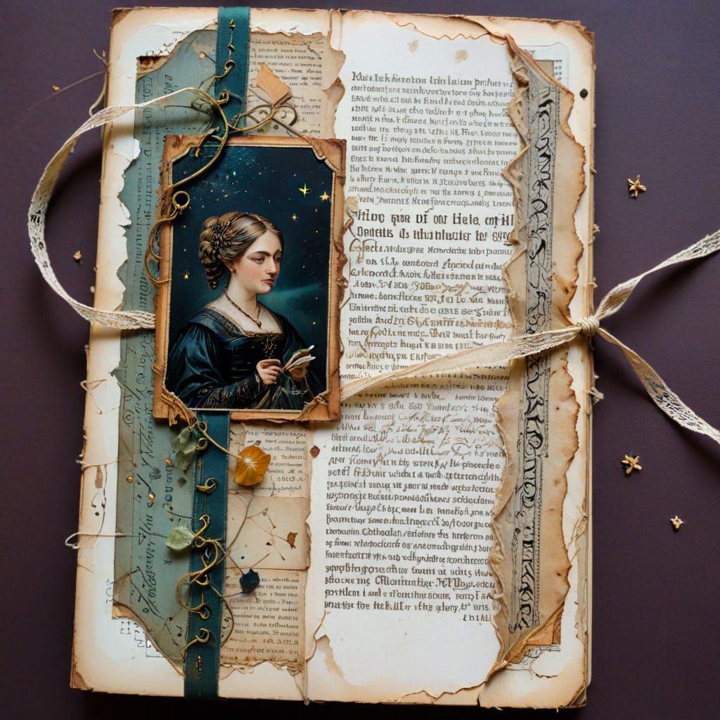 Cyberpunk Goddess in Maximalist Digital Art