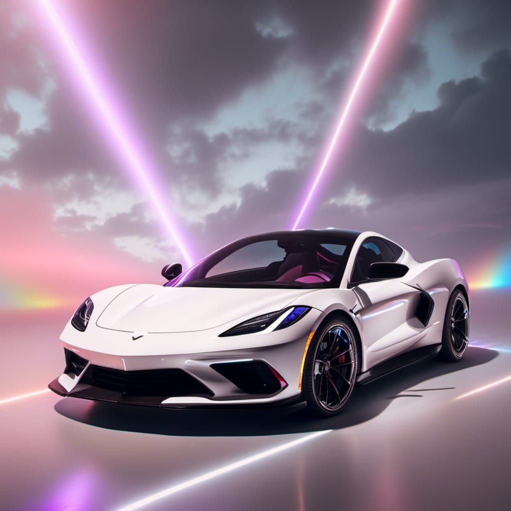 Hyperreal Rainbow McLaren Truck Morph in 8K