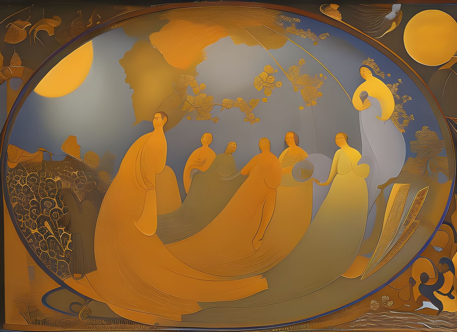 Pictorial History of Bipedal Beings in 3D Shading