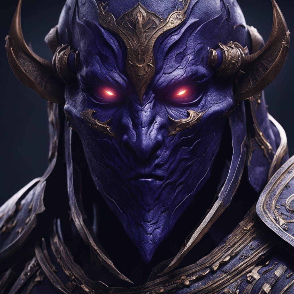 Faceless Demonic Spirit in Dark Fantasy Style