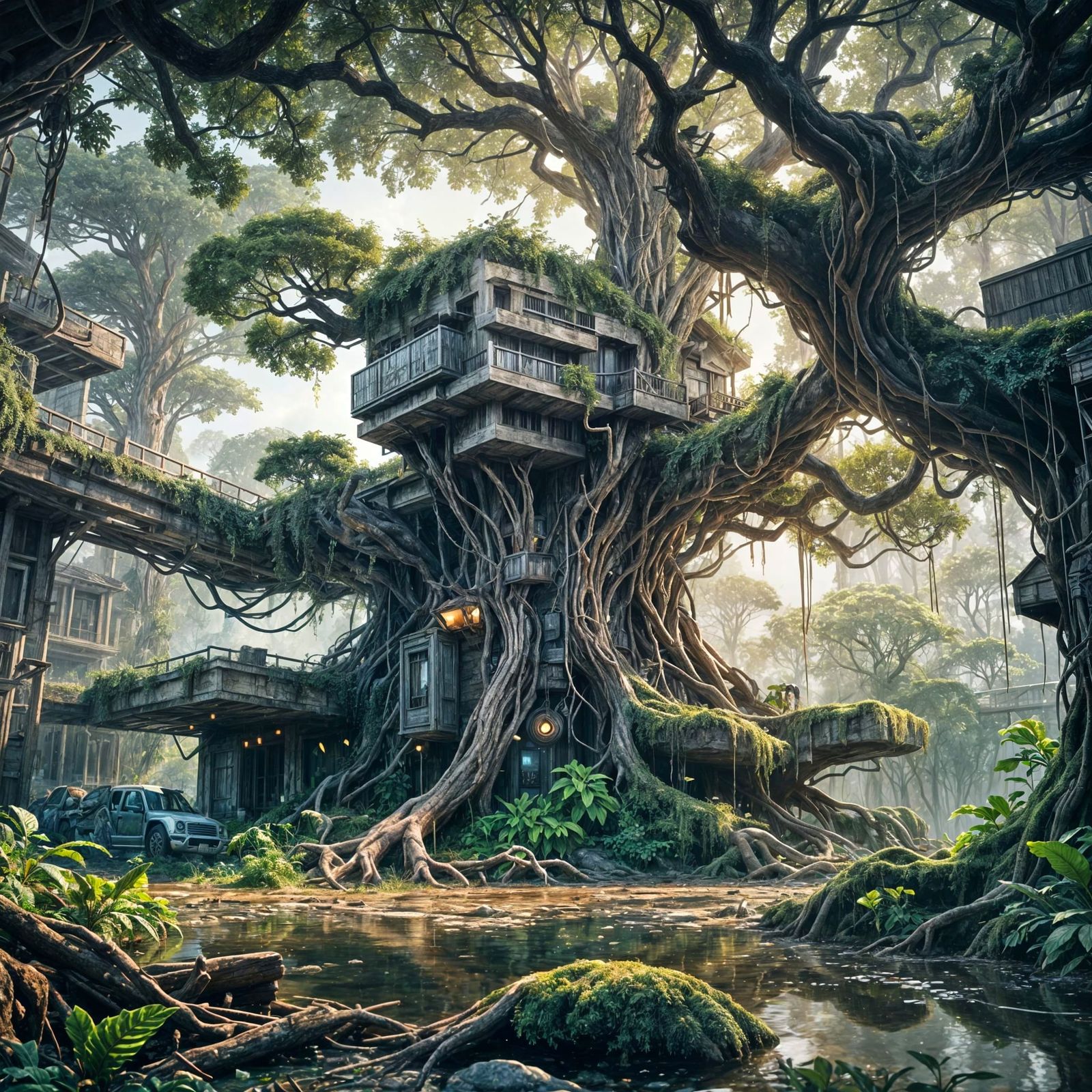 Breathtaking Detailed Forest Concept Art in 8k