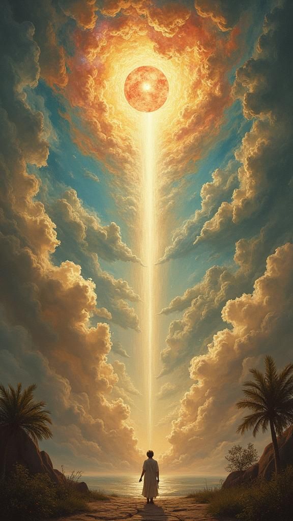 Baroque Celestial Scene with Angelic Figures