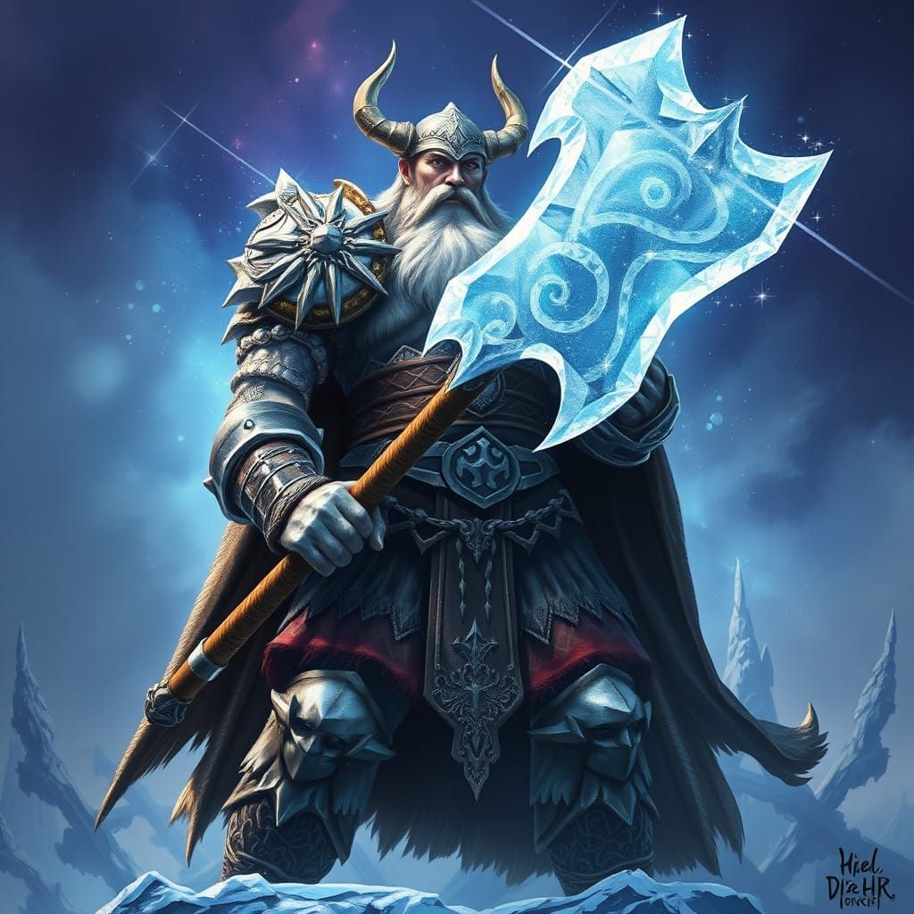 God of War: Frost Axe Viking Warrior