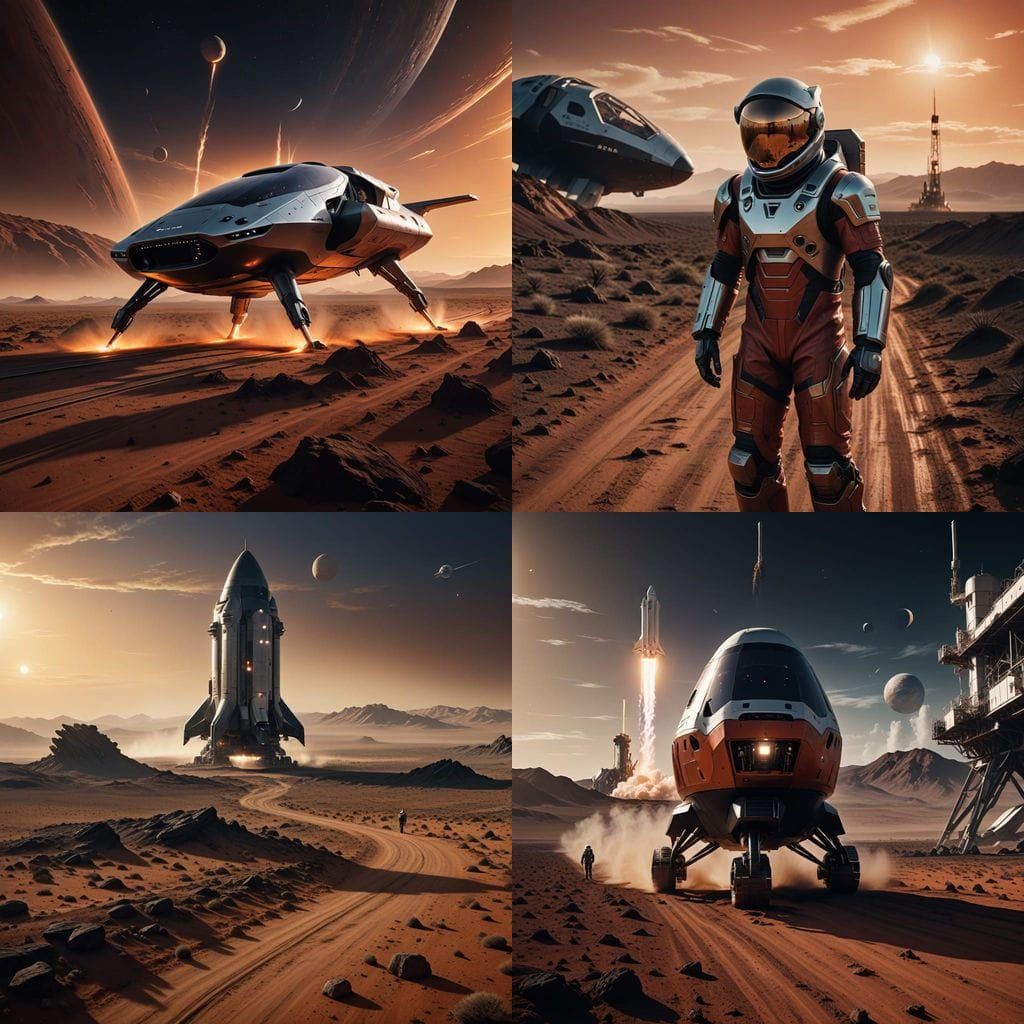 SpaceX Craft Lands on Mars, Astronauts Unveil Futuristic Hab...