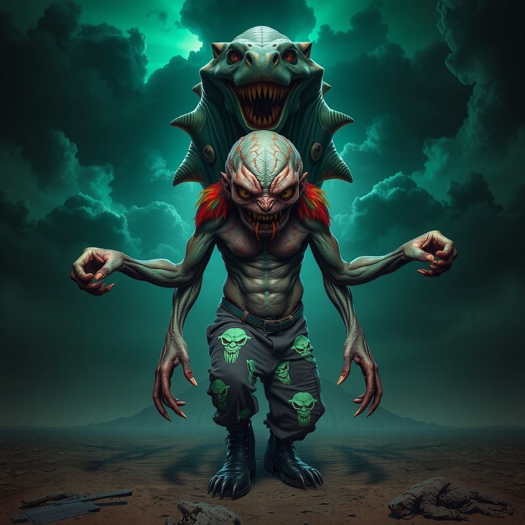 Gothic Horror Mutant Emerges from Shadows