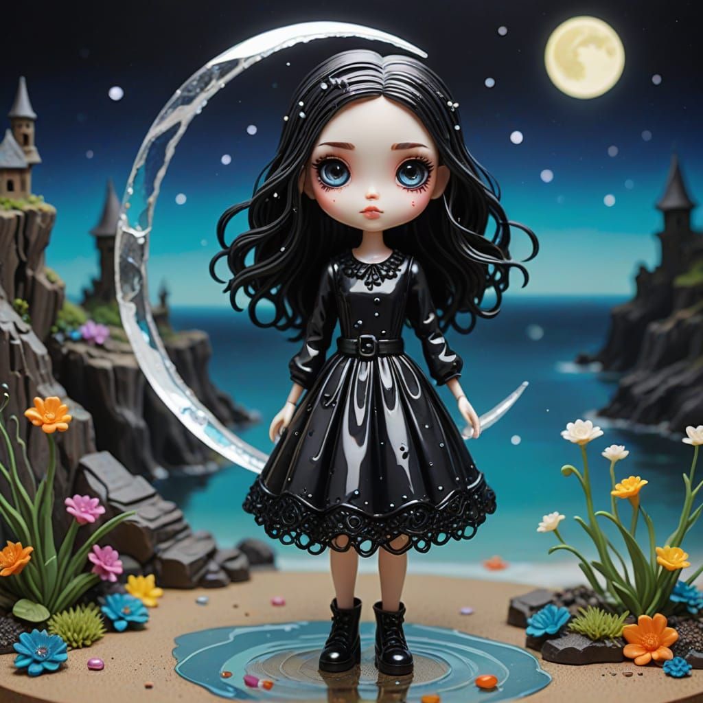Gothic Girl by Crescent Moon Aquarium
