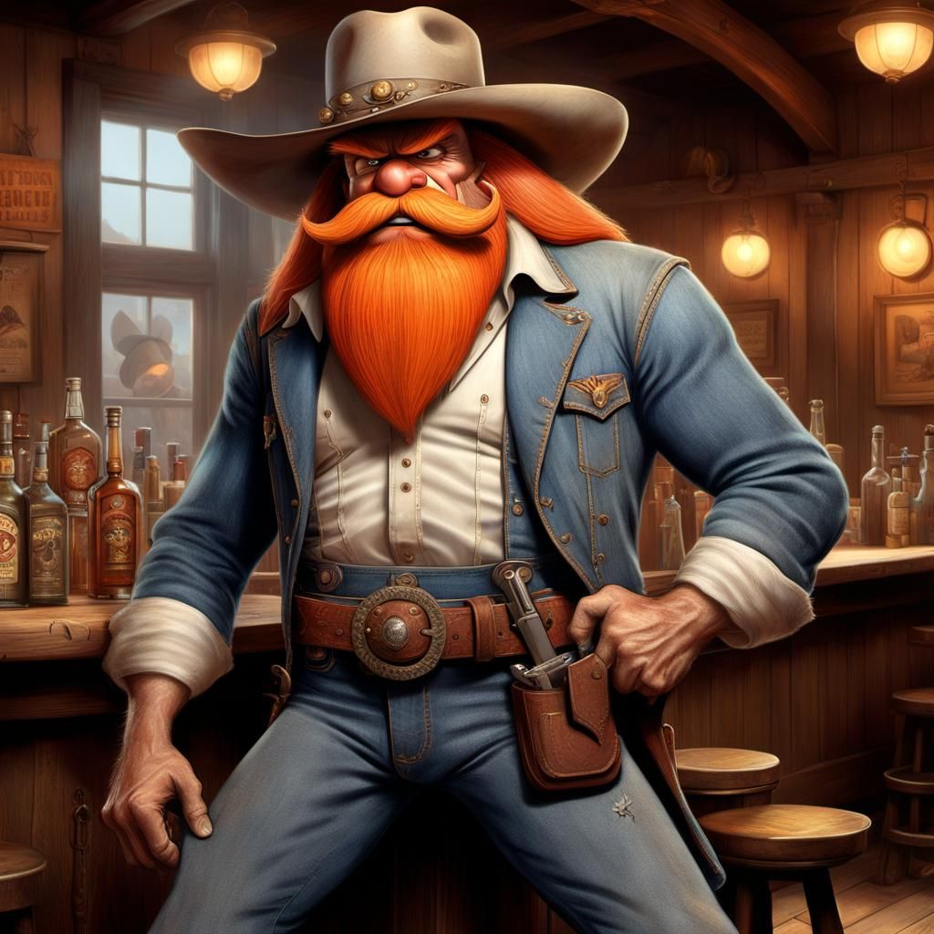 "Fetch the bartender and nab the perty gal what plays the pianer good!"