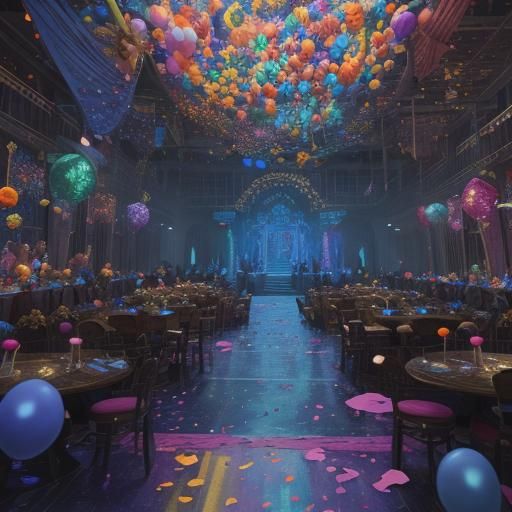 Diddy's Party: Fantasy Concept Art in 8K