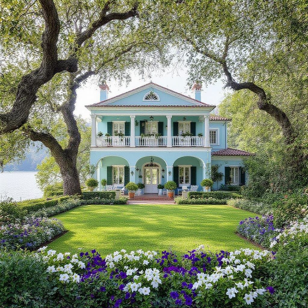 The blue villa HiDream I1 Fast