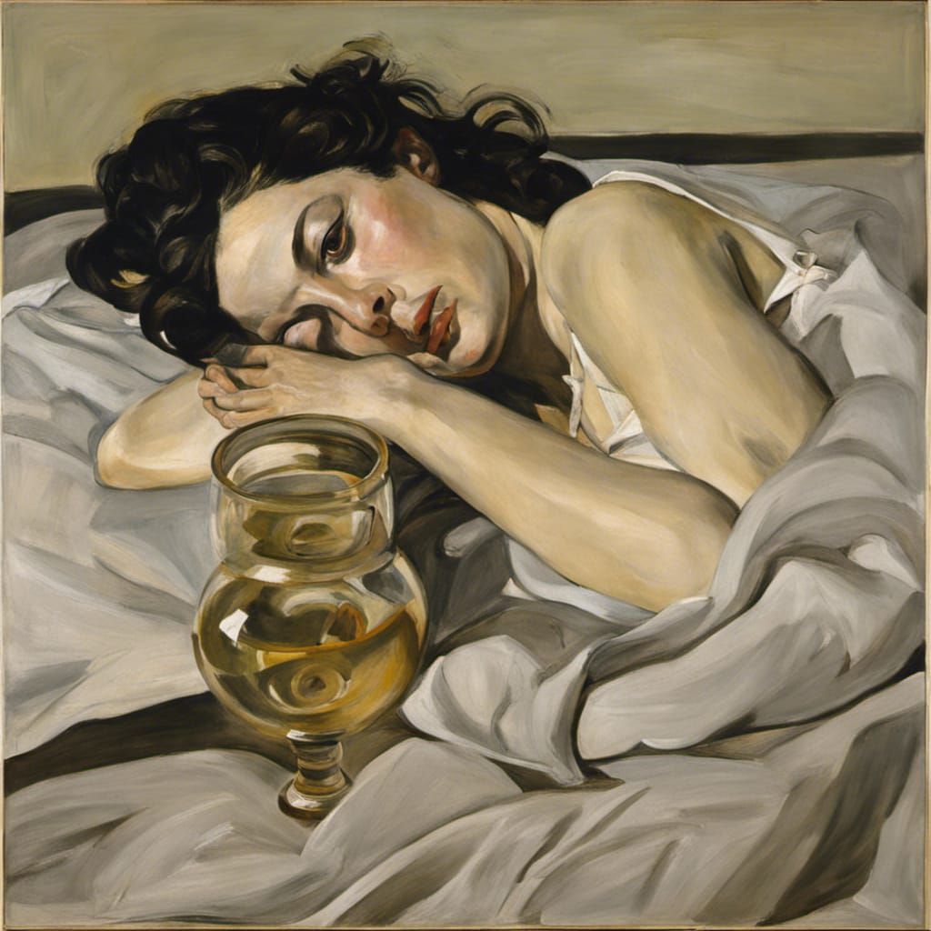 Portrait in the Style of Lucian Freud