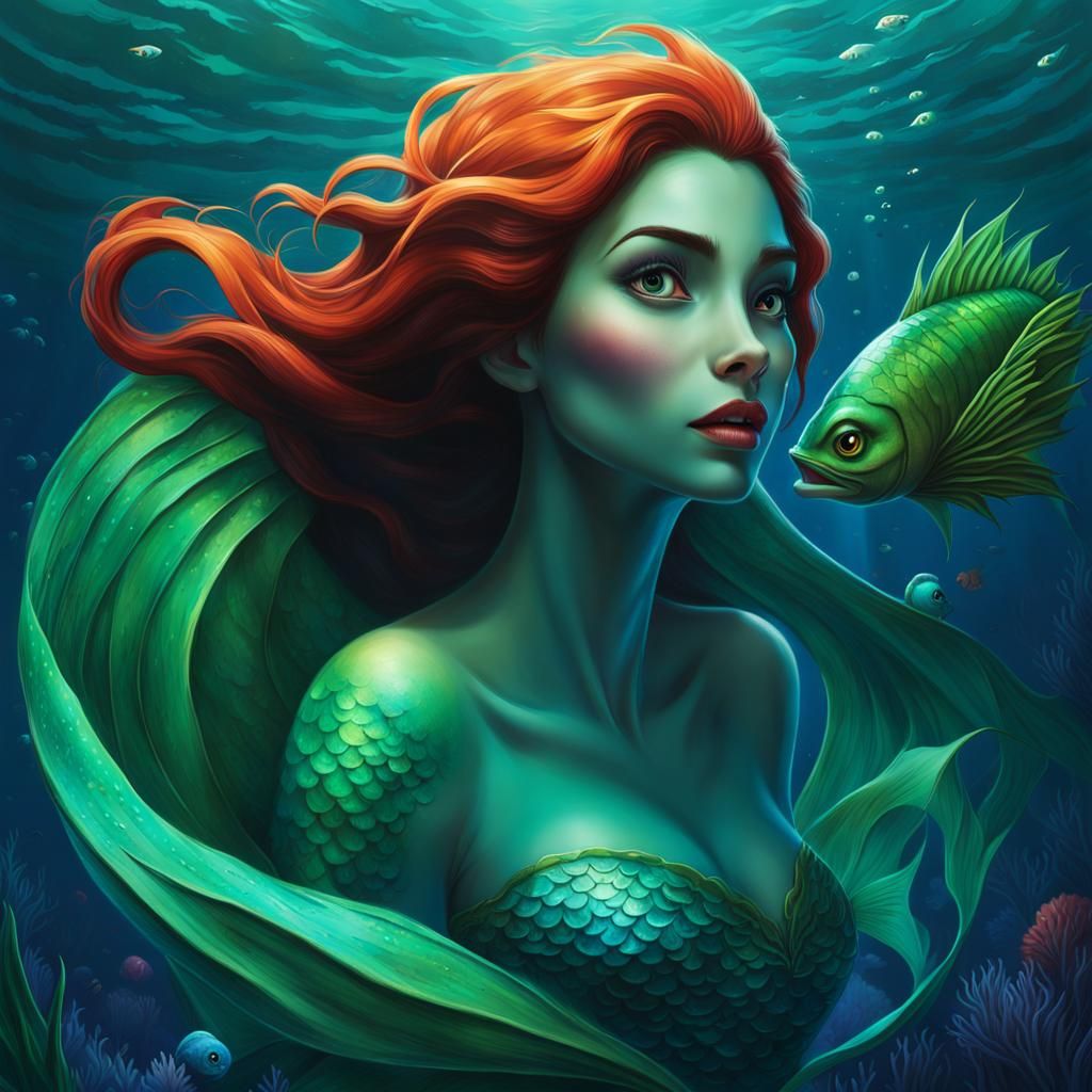 Scary Little Mermaid Dark Fairytale