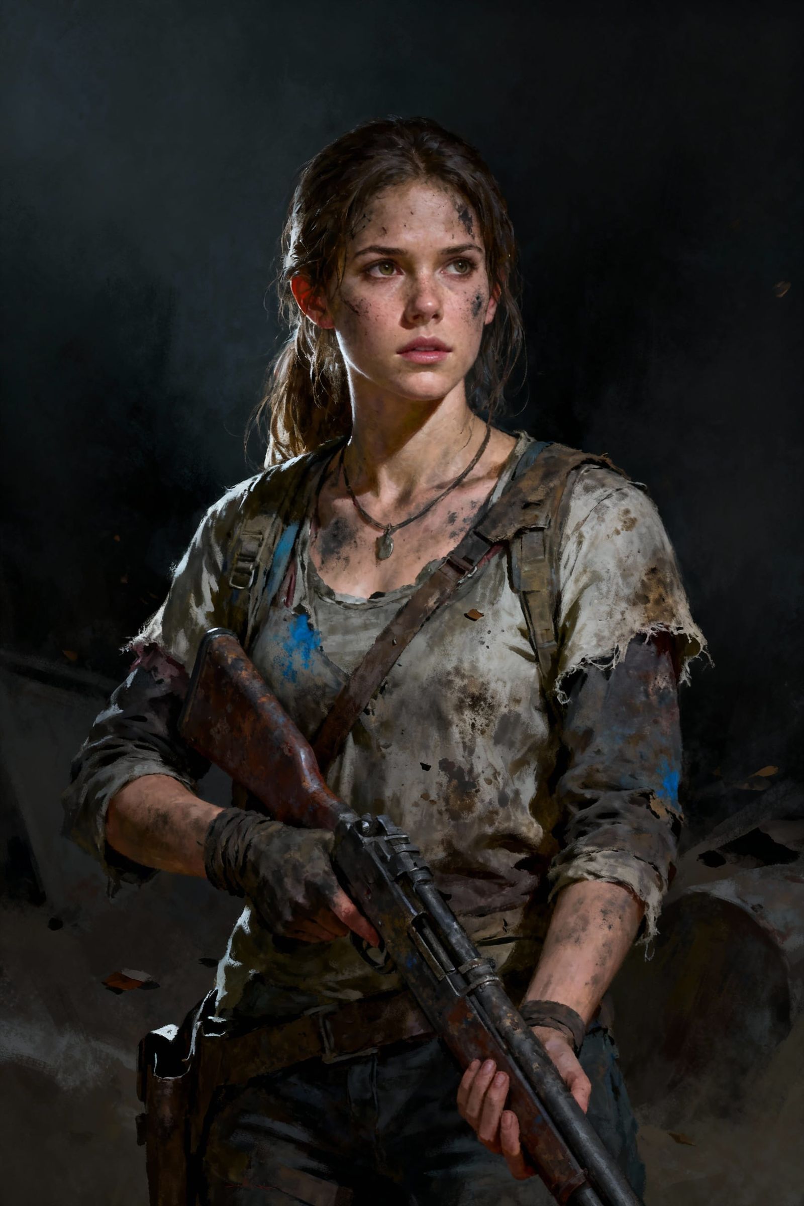 Post-Apocalyptic Survivor Resembling Young Ashley Judd