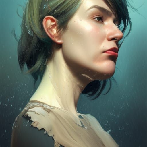 Detailed Portrait in Unreal Engine Style