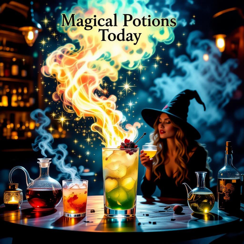 Magical Potions Cocktail Bar: Enchanting Brews and Effects