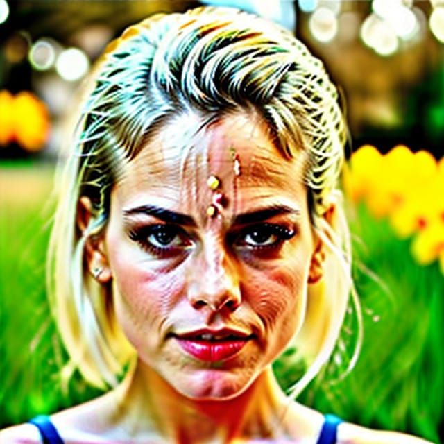 Glowing Elven Beauty in Soft Golden Light