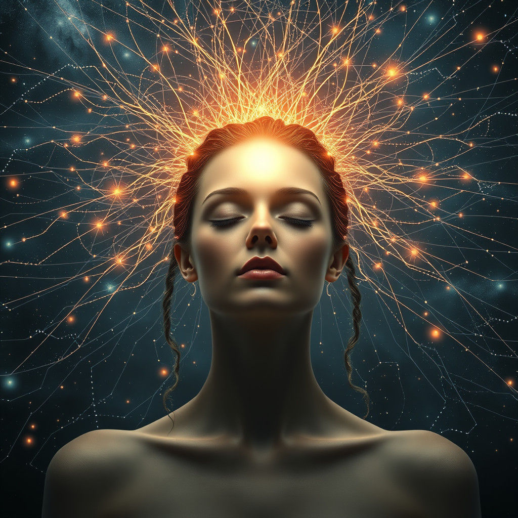 Cosmic Consciousness Vision in Surrealist Style