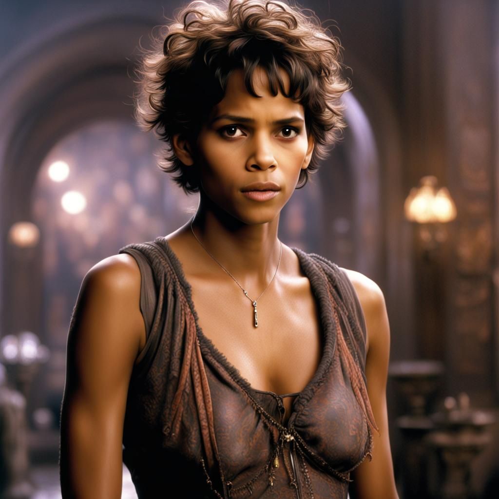 Cinematic Puberty Portrait in Digital Matte Painting Style