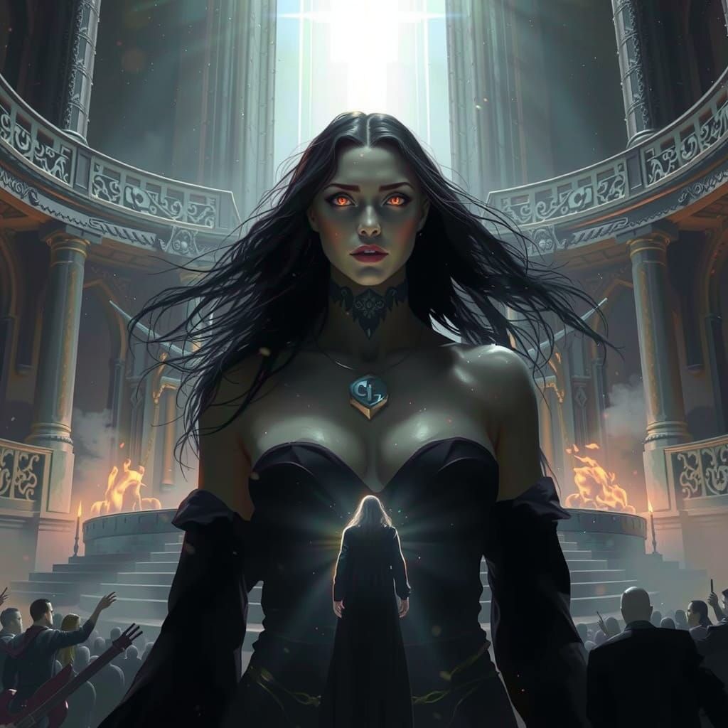 Lilith Before the Throne of Light