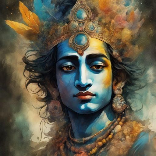 AI Rendition of Lord Krishna
